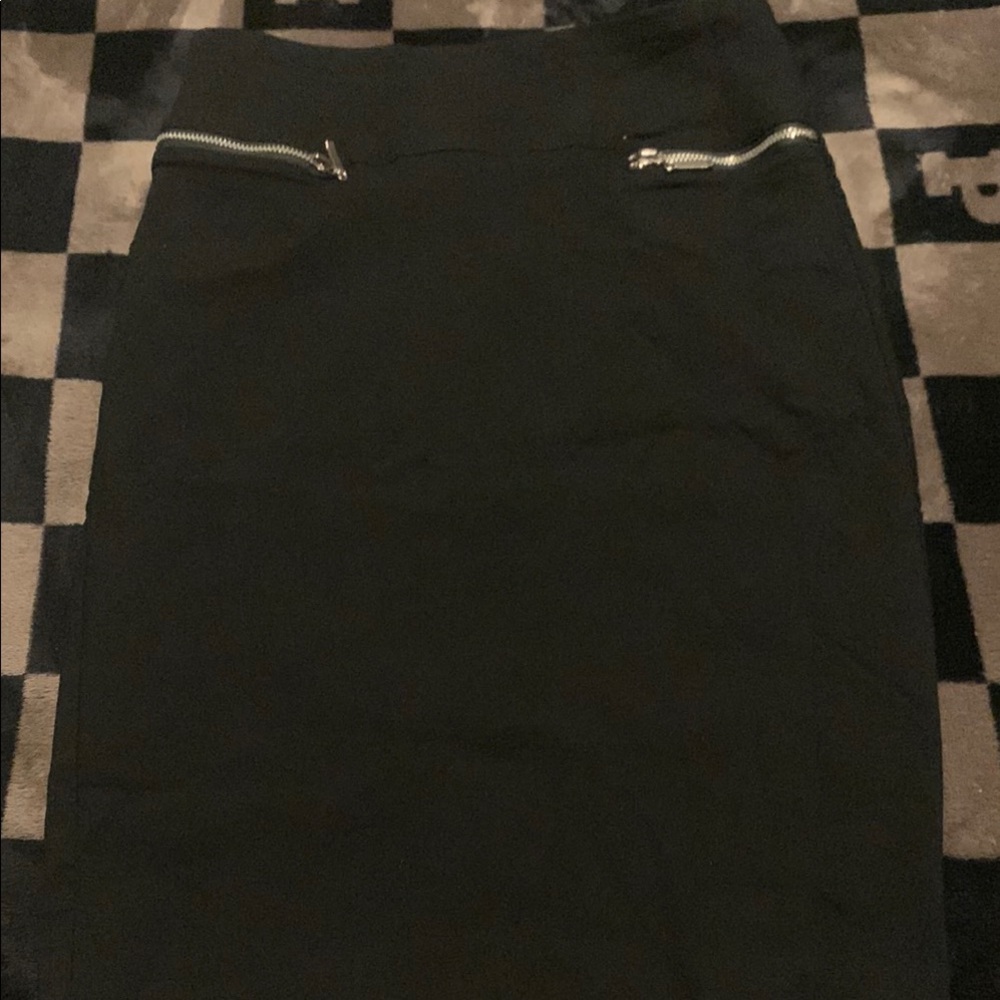 Joe B Black Pencil Skirt Knee-Length Work